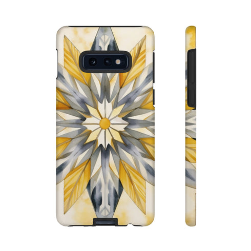 Sunshine Bloom Mosaic - Impact Resistant Phone Case Samsung Galaxy S10E Matte